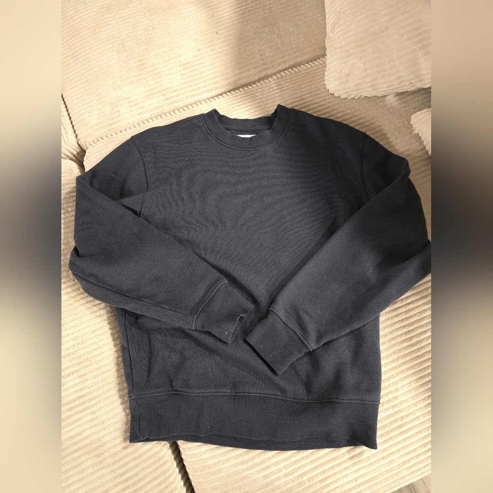 Mens LG Navy Crewneck Sweater NWOT